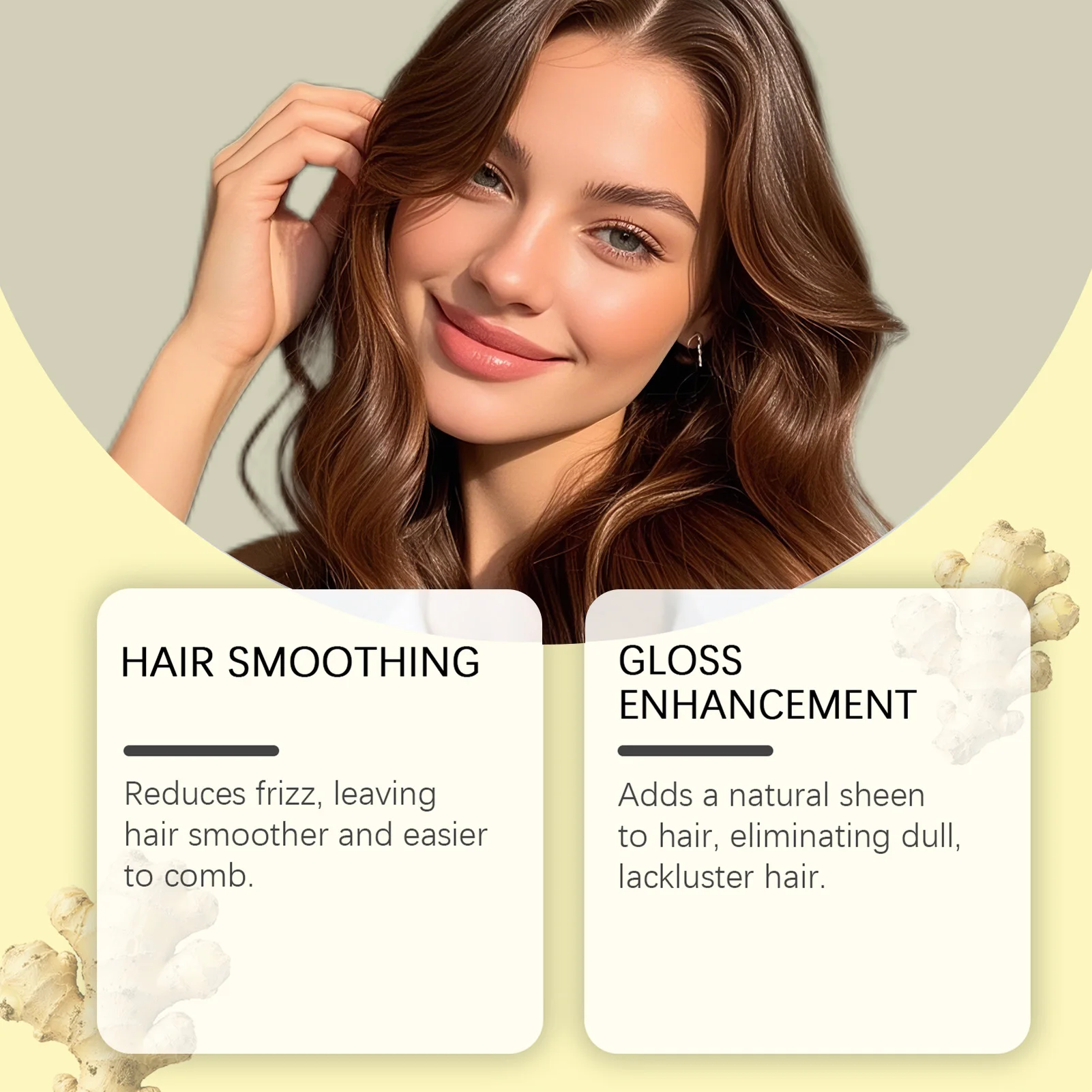 مستخلص نباتي روزماري للعناية بالشعر زيت أساسي لعلاجات نمو الشعر مضاد للتجعد يضيف صيغًا طبيعيًا لامعًا زيت الشعر #3