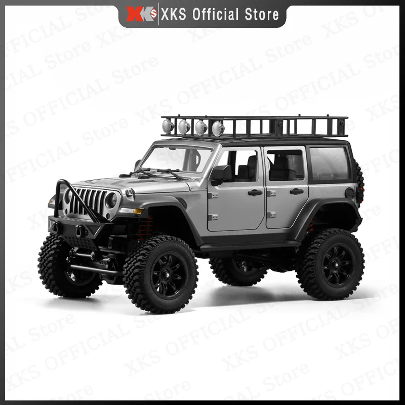 MN MN128 1/12 Jeep Model RC Car 2.4G Remote Control LED Light 4X4 Off Road 4WD Climbing RC Truck Electric Toy Car Gift for Boy