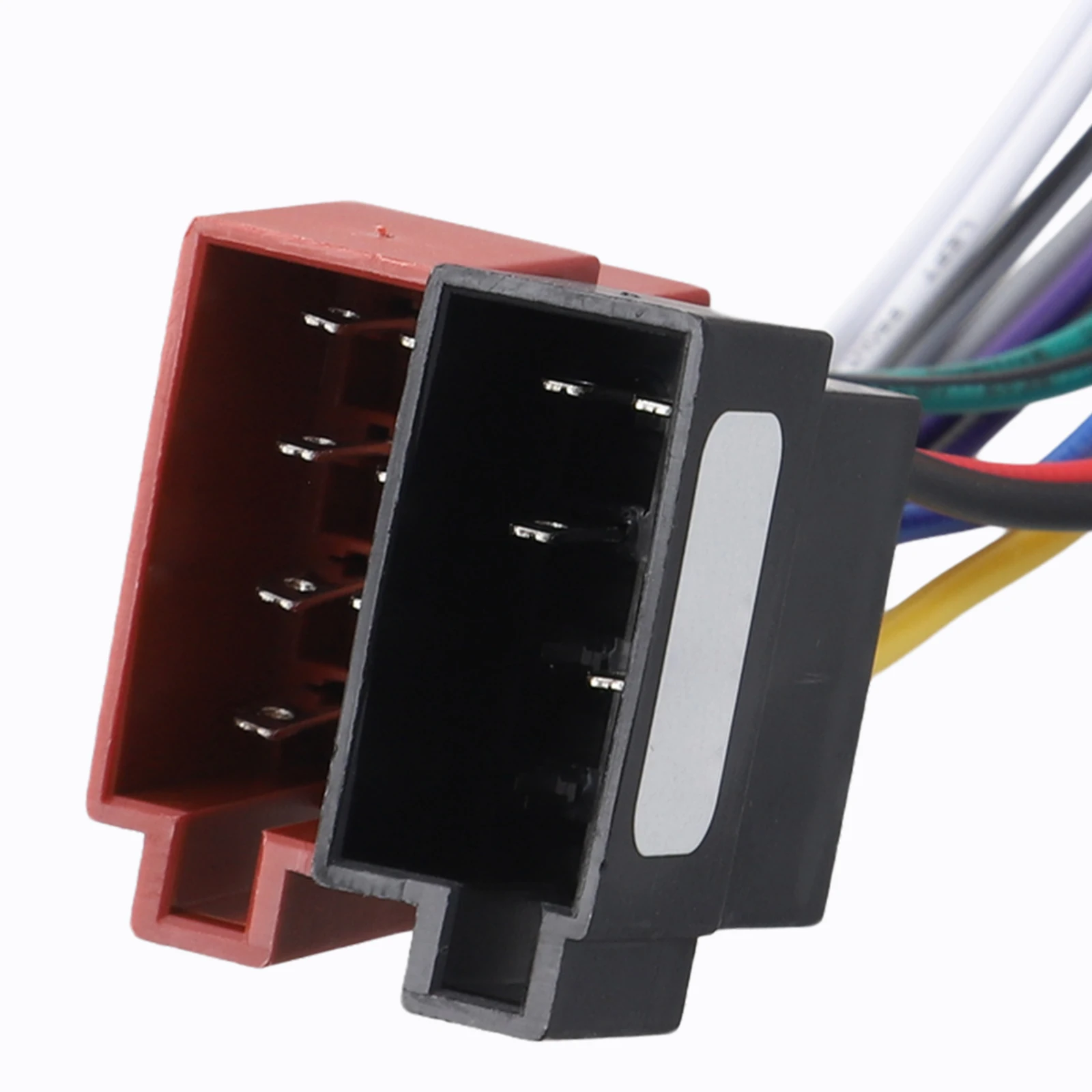 ISO Adapter For Car Radio 20pin Cable Din Connector For Car Radio Installation Easy To Install For Most Car Radios Made Of ABS