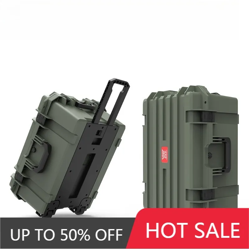 Safe Equipment Protective Trolley Case Portable Tool Organizer Case Car Tool Storage Suitcase Household Instrument Storage Cases