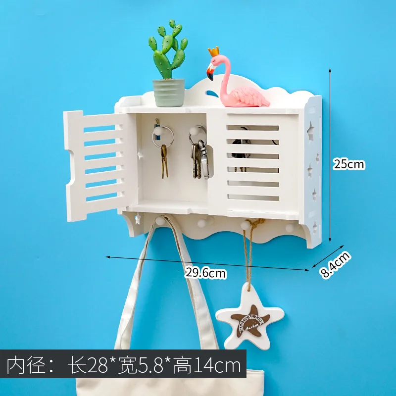 Concise Modern Wall Luggage Carrier A Hook Avoid Punch A Living Room Decoration Frame Hang Key Accept Arrangement Box