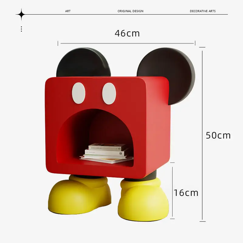 

Used for Mickey light luxury high-end bedside table, household bedroom bedside table, small bedside storage cabinet, living room