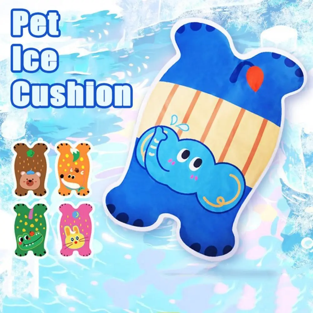 

Cartoon Pet Cooling Mat Keep Cooling Ice Gel Dog Cold Bed Mat Thickened Household Dog Cat Sleeping Pad Sleeping Tool
