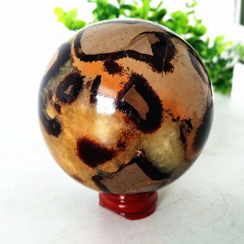 

Natural Stone Septarian Crystal Ball Witchcraft Energy Sphere Spiritual Meditation Healing Exorcism Feng Shui Room Decoration