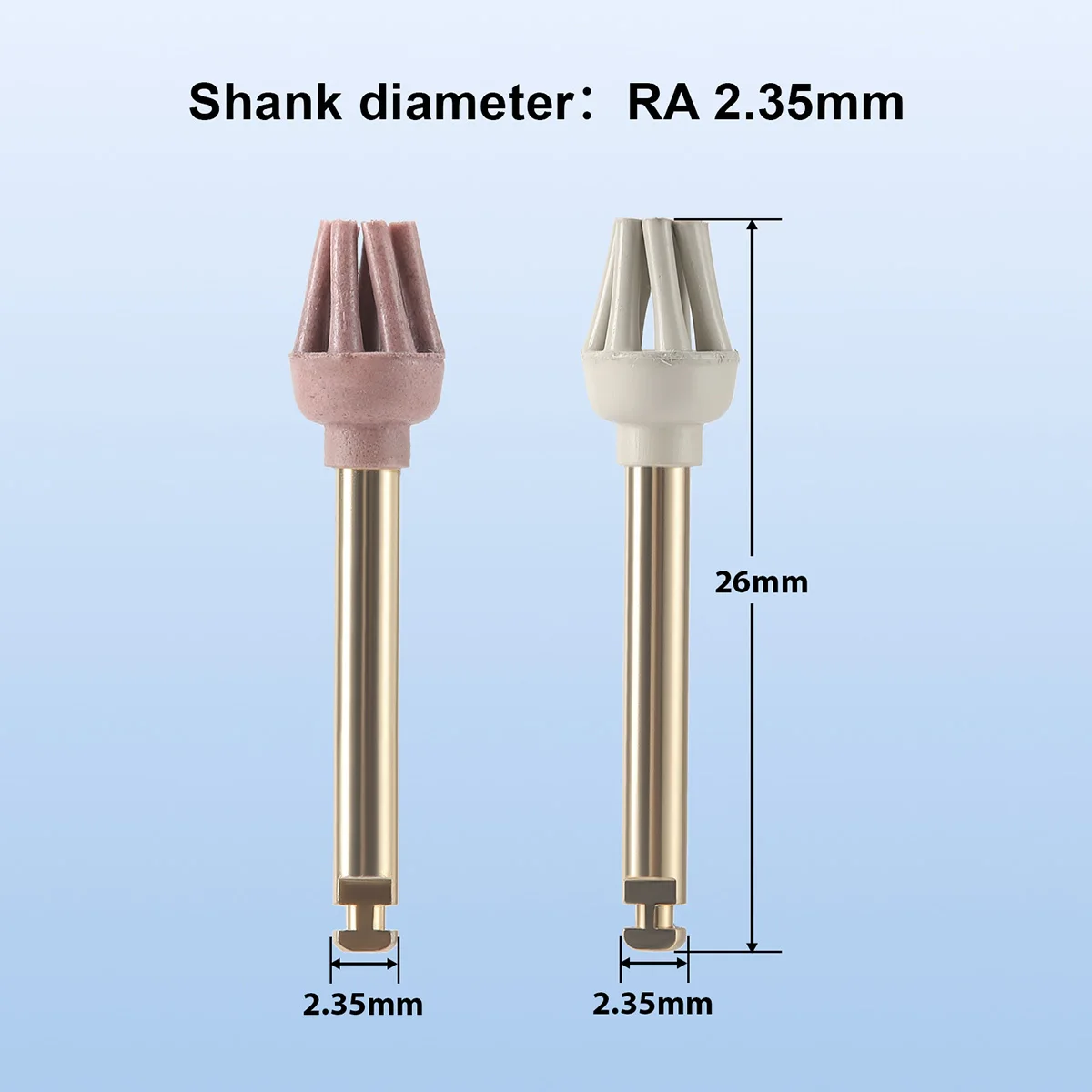 6 teile/schachtel AZDENT Dental Gummi Polierer Verbund Harz Polieren System RA Disc Kit 14mm Rad Spirale Flex Bohrer Werkzeuge – Detail 13
