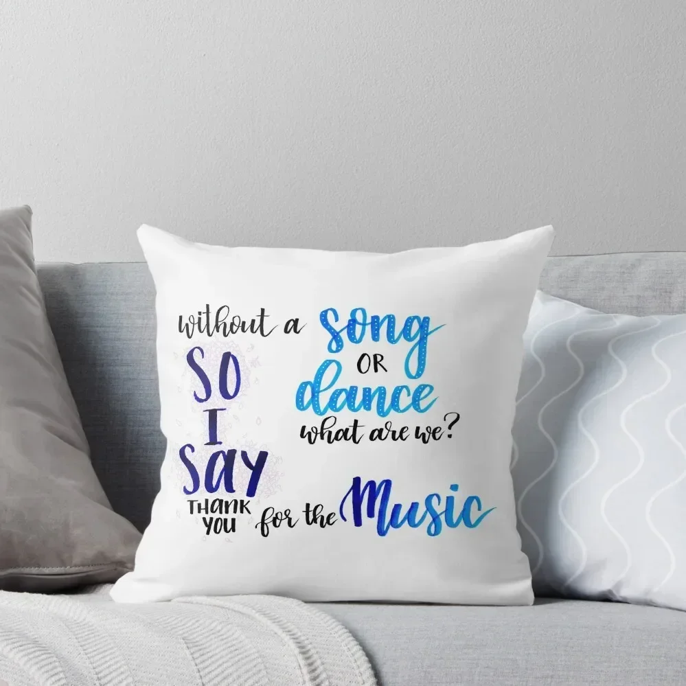 

Thank You for the Music Throw Pillow christmas decorations 2025 Christmas Covers pillow