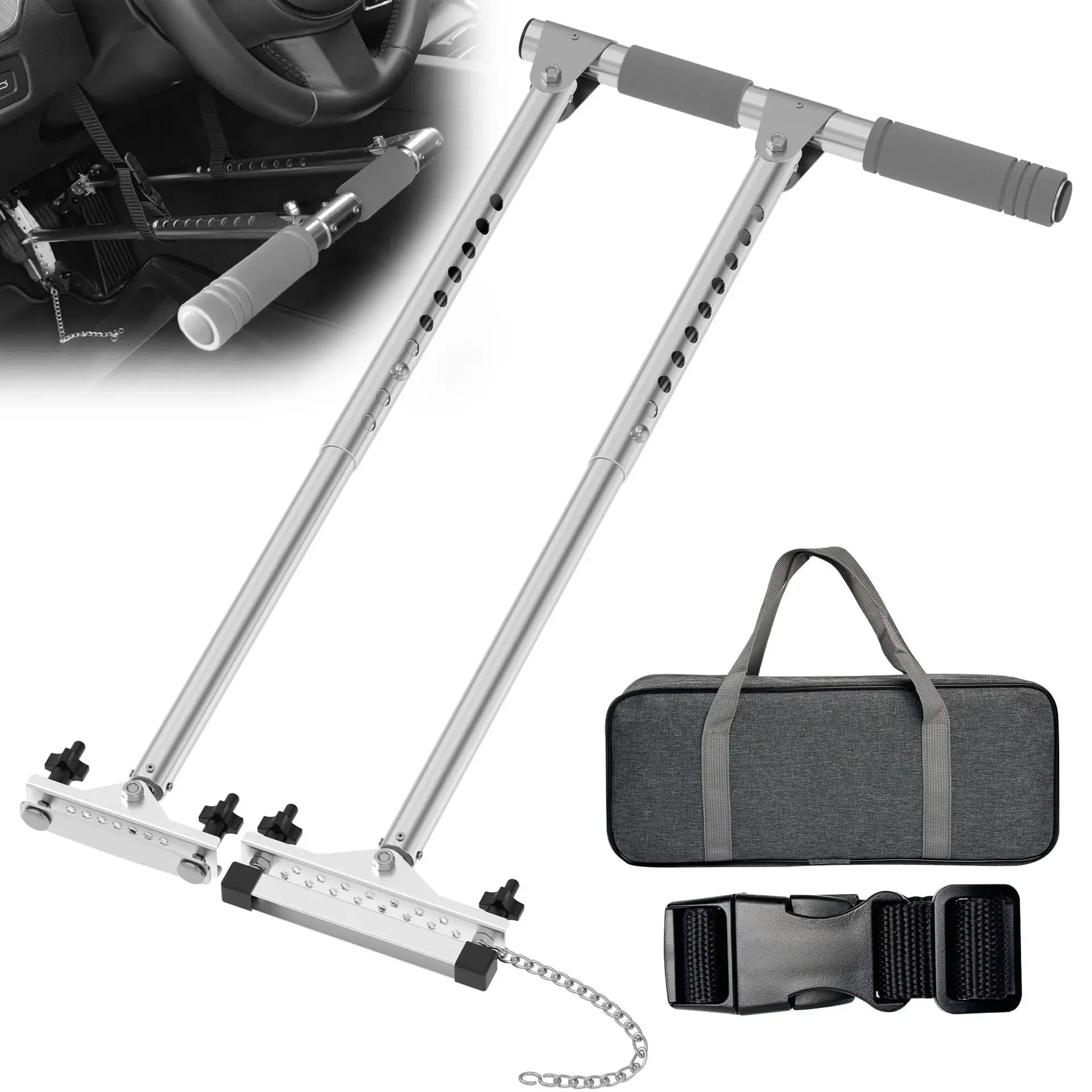 

Automotive manual devices for disabled drivers, portable manual driving assistance for disabled drivers