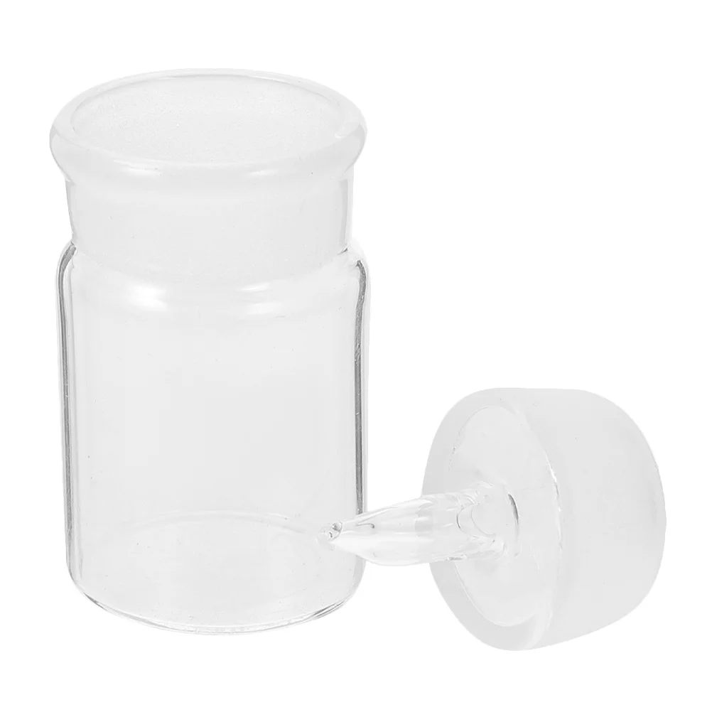 

Laboratory Glass Weighing Jar Holder Chemical Sample Bottle Accurate Weighing Tool for Experiments Laboratory Bottles