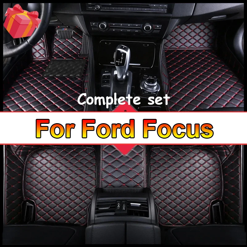 

Автомобильные коврики для Ford Focus 2, 2006, 2008, 2009, 2010, 2011, кожаные, водонепроницаемые, для салона, коврики, аксессуары