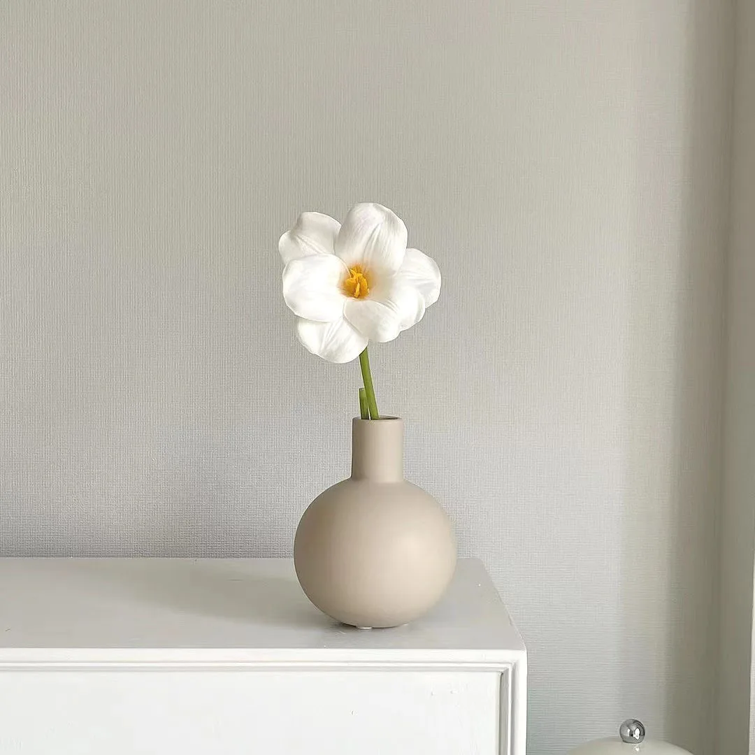

Wabi-sabi style ceramic small vase decorative item