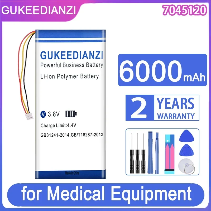 GUKEEDIANZI Battery 7045120 6000mAh for Medical Equipment, Communication Equipment, Drone Remote Control TBS TANGO 2 tango2