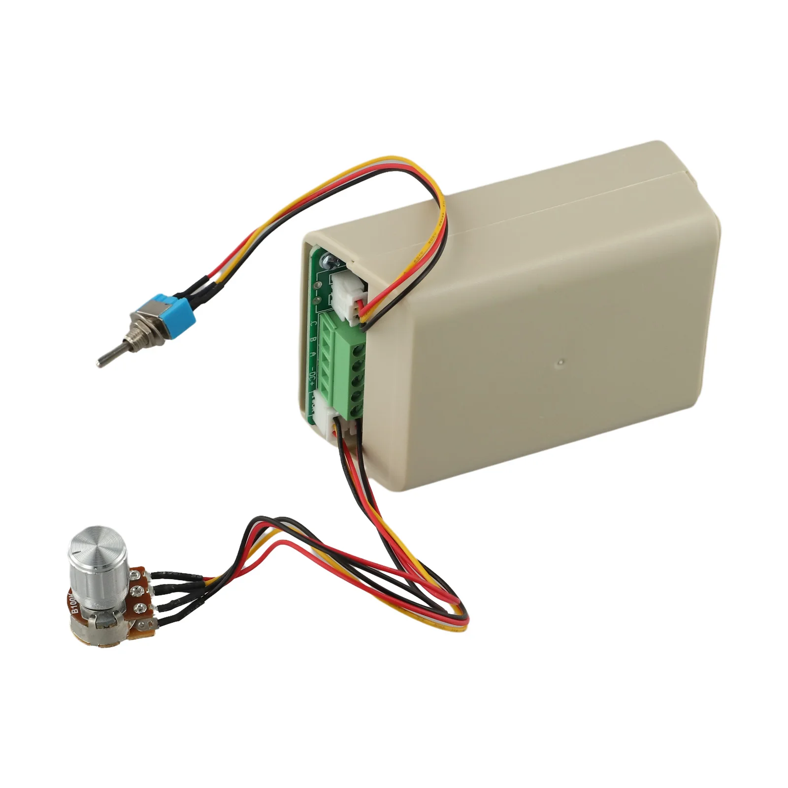 Wiring Configurable Brushless Motor Speed Control Device Operating on Direct Current From Five To Thirty Six Volts