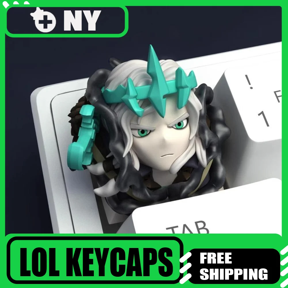 

Колпачок для клавиш NY League of Legends Foyego LOL, периферийный колпачок для клавиш, механическая клавиатура, золотая лопатка, персонализированный стерео колпачок
