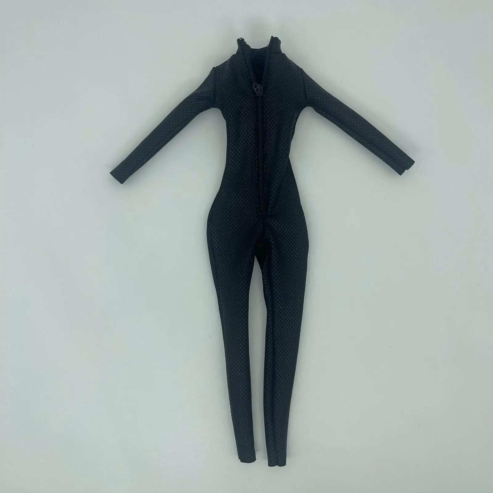 1/6 Vrouwen Pu Lederen Jumpsuit Miniatuur Kleding Handgemaakte Poppenkleding Voor 12 Inch Vrouwelijke Soldaten Figuren Poppenmodel Verkleedaccs