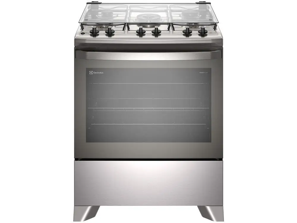 5 Stove Electrolux Grey Automatic Lit Efficient with PerfectCook FE5IC