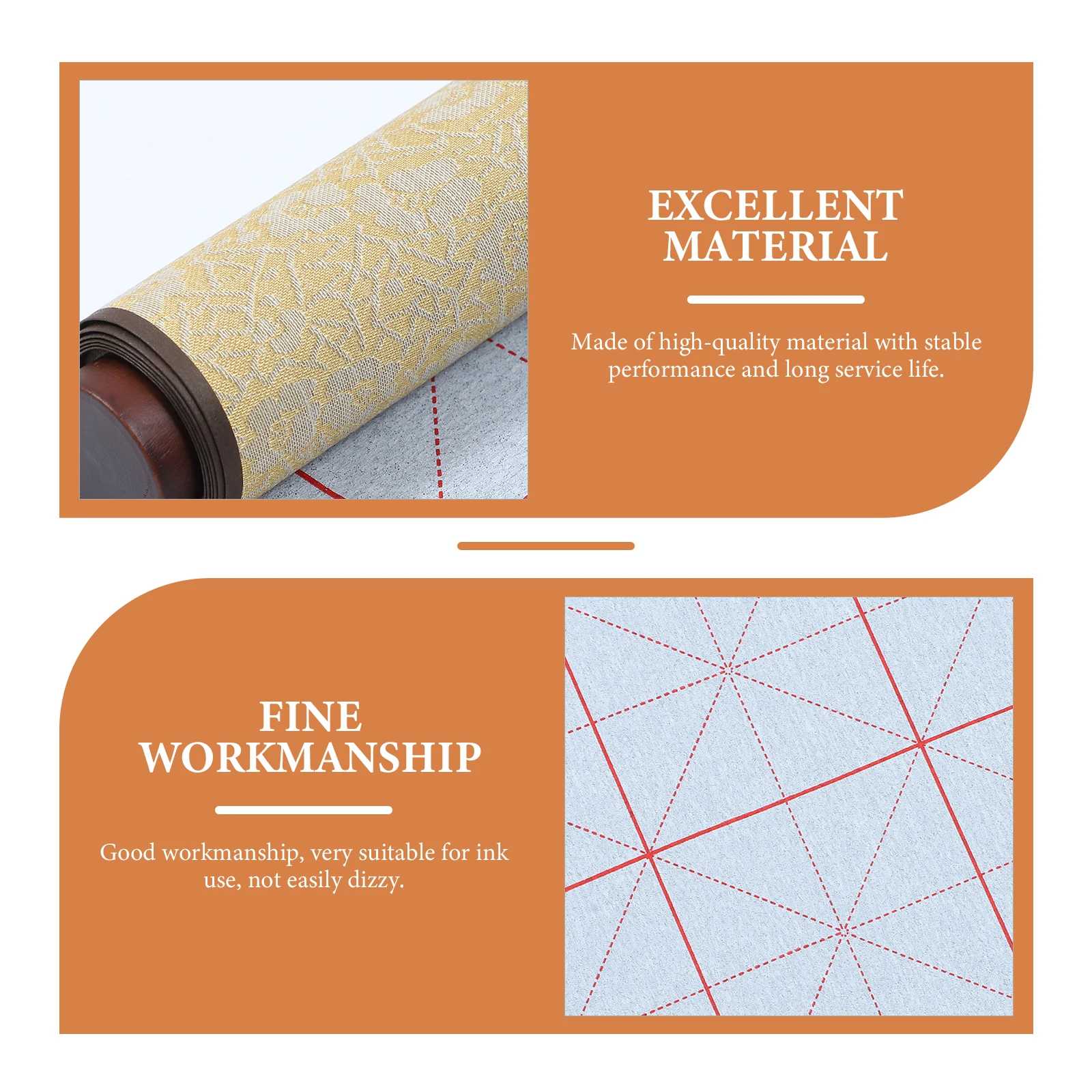 

1pc Chinese Water Writing Cloth Calligraphy Practice Scroll Brush Pen Diy Drawing Hanging Art Wall Mounting Handwriting Painting