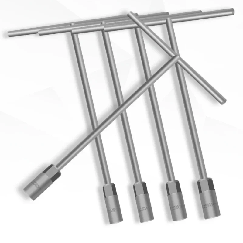 

1T-Type Socket Wrench Hexagon Socket Head 6-19mm Lengthened Automobile Maintenance & Repair Tools