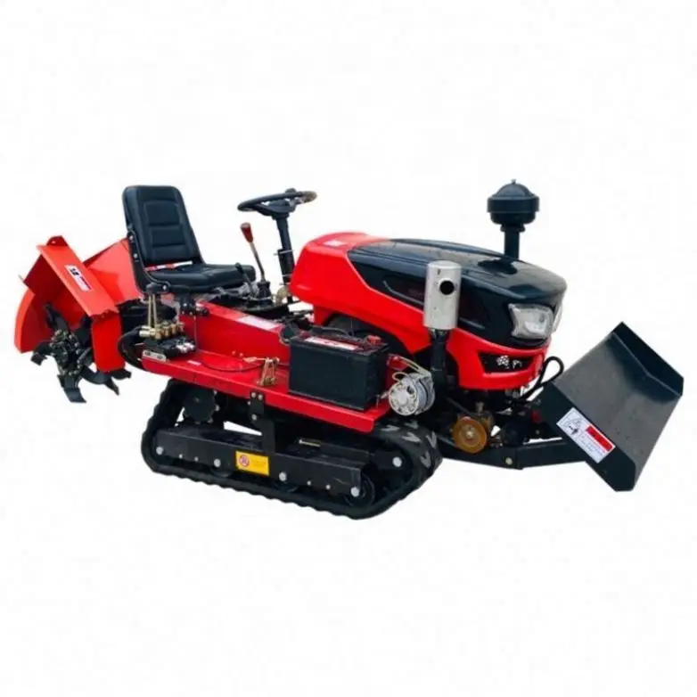 Hot Sale Mini 25Hp/30Hp/35Hp/40Hp/50Hp/80Hp Rotary Multi-Function Garden Cultivator Crawler Micro Tiller Factory Supply