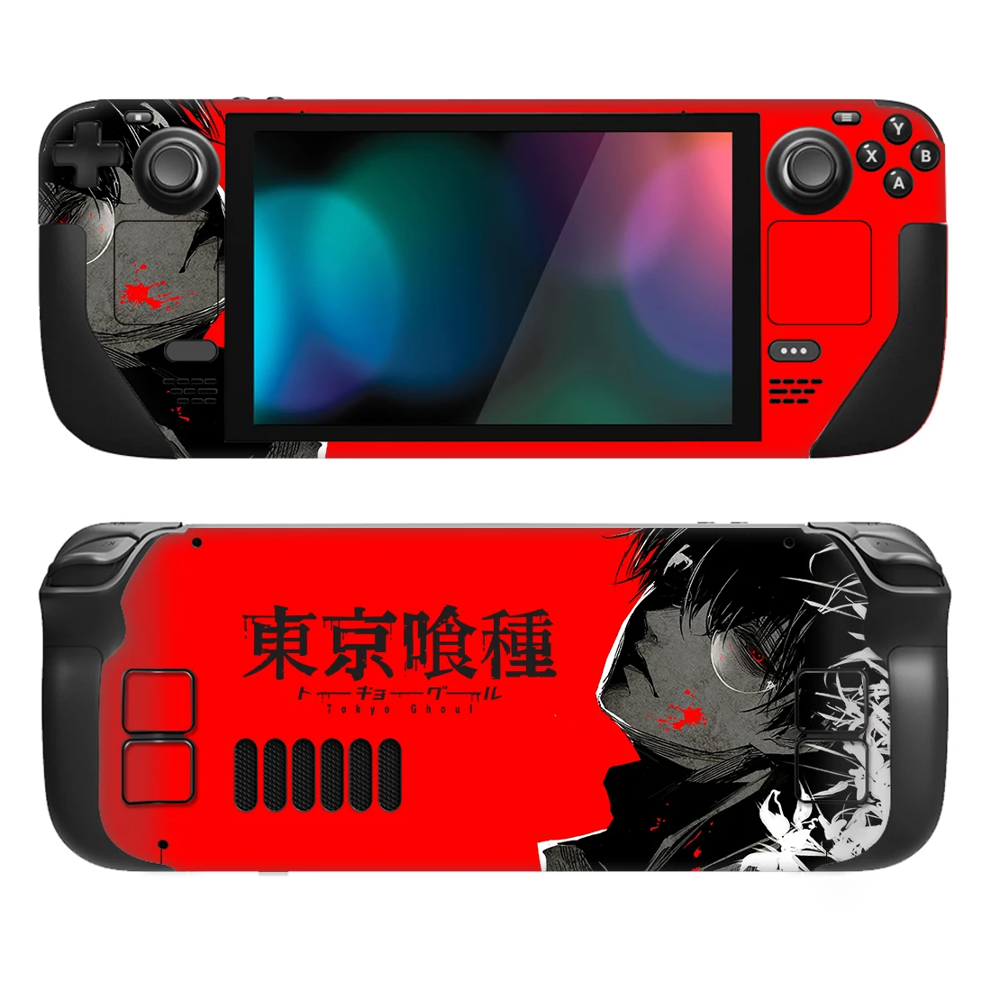 Tokyo Ghoul Style Vinyl Sticker For Steam Deck Console Protector Game Accessories Skin Sticker