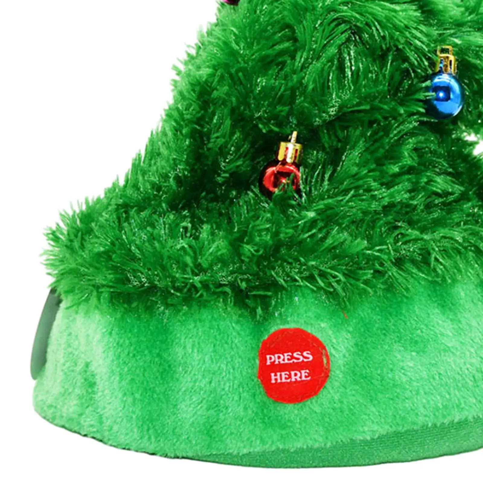 2xDancing Gorro de Papá Noel Árbol de Navidad Sombreros Eléctricos Gorra Columpio Árbol Adornos de Navidad para Niños Regalo de Navidad