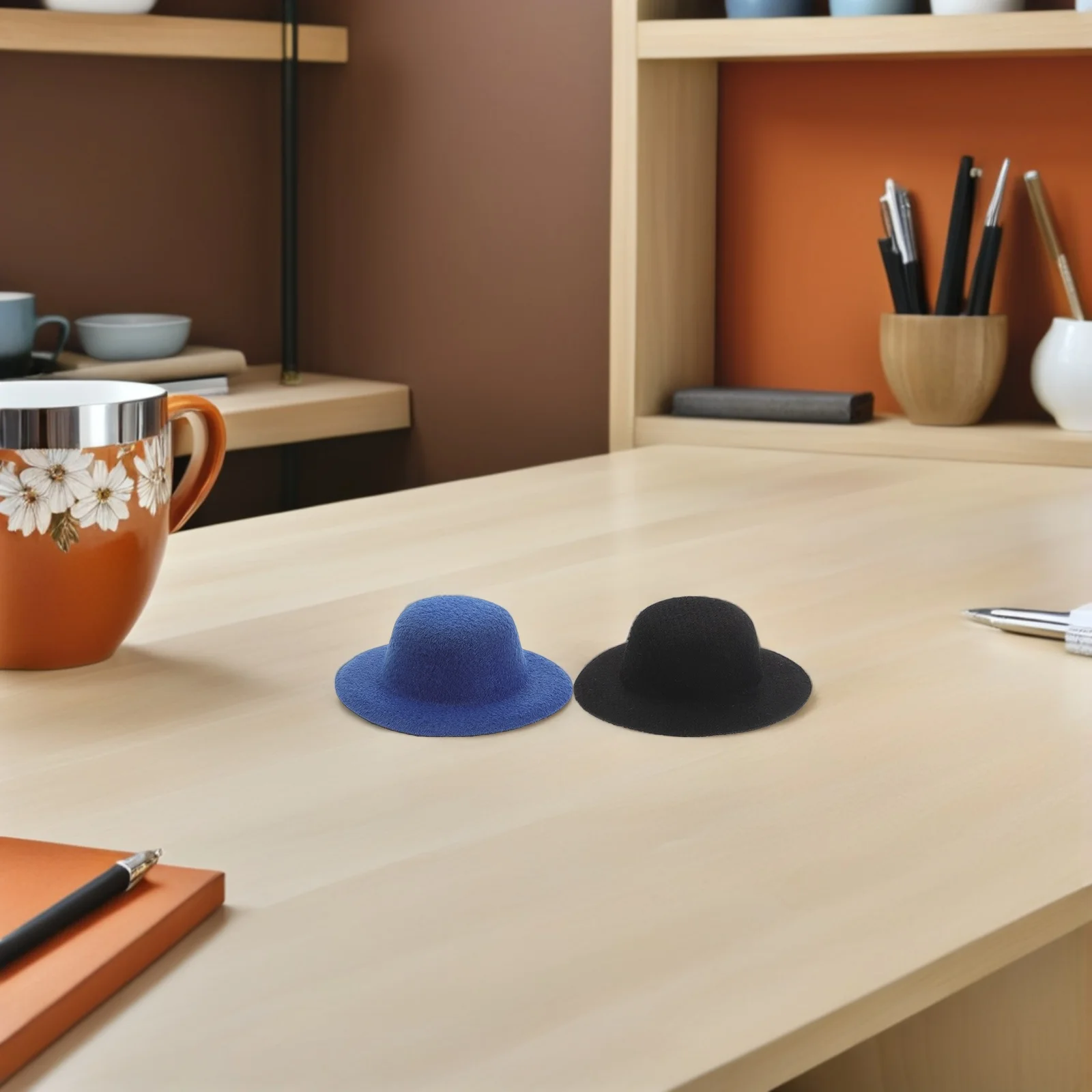 15Pcs Mini Top Hats: Elegant Miniature Formal Caps for Hair Accessories - Craft Hat Supplies DIY Decoration Craft Projects