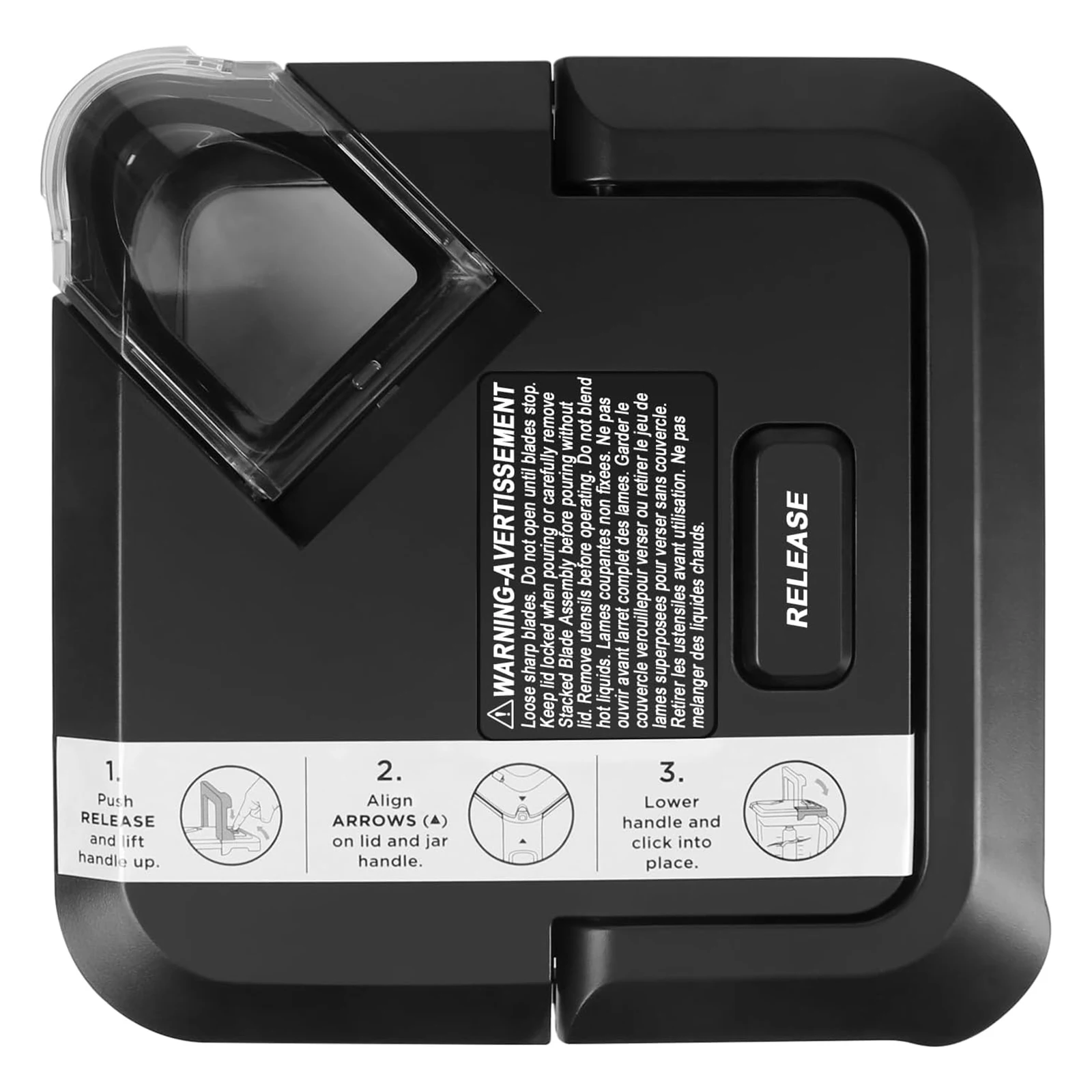 غطاء لغطاء قفل النينجا للخلاط BL660/770/740/780/772Q/773CC0/665Q موديل جديد 72OZ