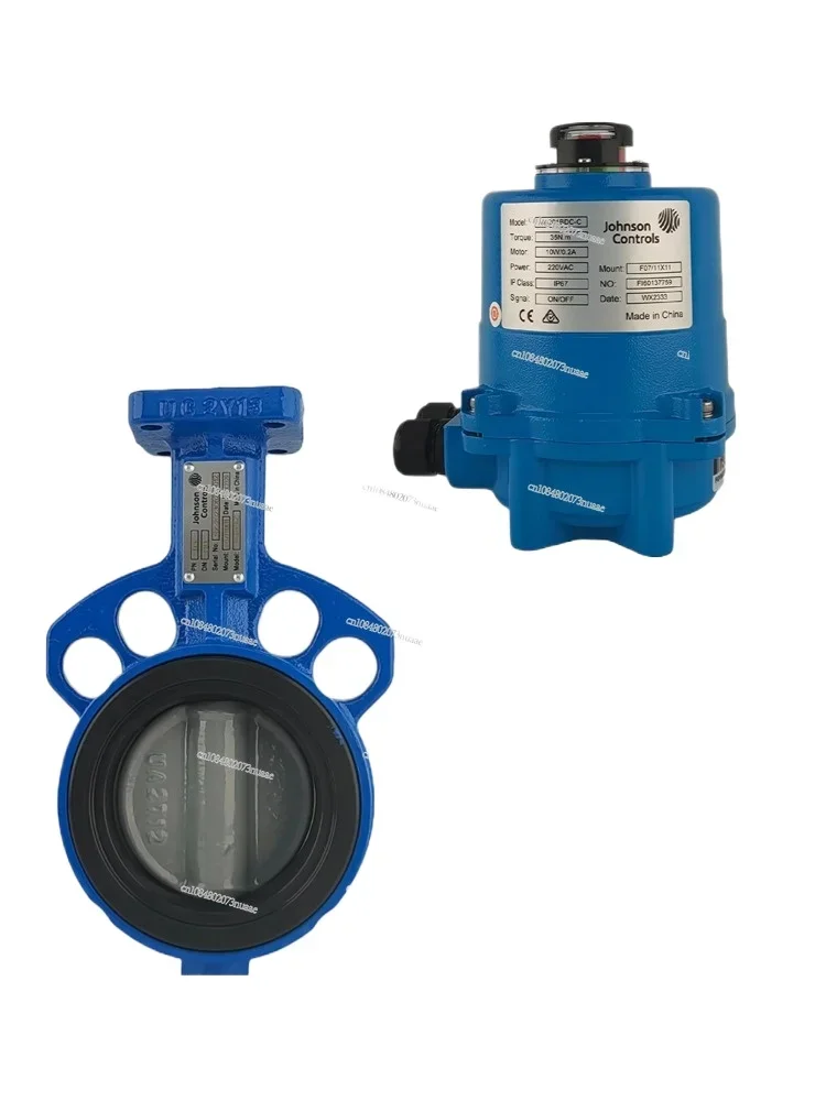 

Electric Butterfly Valve VF6461AA-CVA201BDC-C Water Valve a Pair of Hairclips Switch Adjustable Actuator DN50