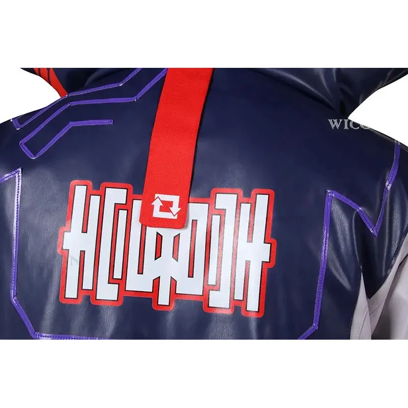 Game Valorant ISO Cosplay Costume Wig Hooded Sweatshirt Pants Top Uniform Accessories Halloween Christmas Carnival Suit