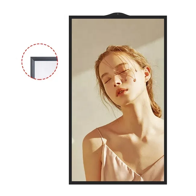 

HD Lcd подвесной 43 49 55-дюймовый односторонний вывески, окошко, отображение рекламного экрана, меню, цифровой дисплей