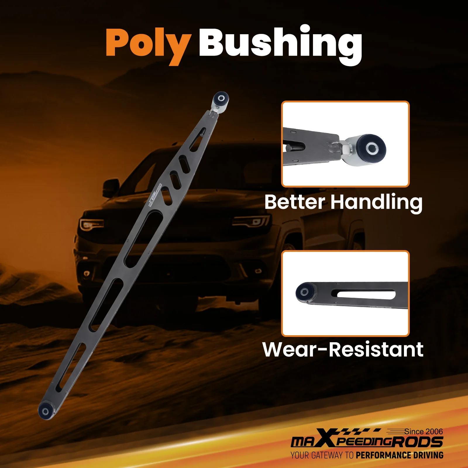 

5-7" lift suspension Rear Traction Bar Kit For 2015 2016 2017-20 Ford F-150 4WD