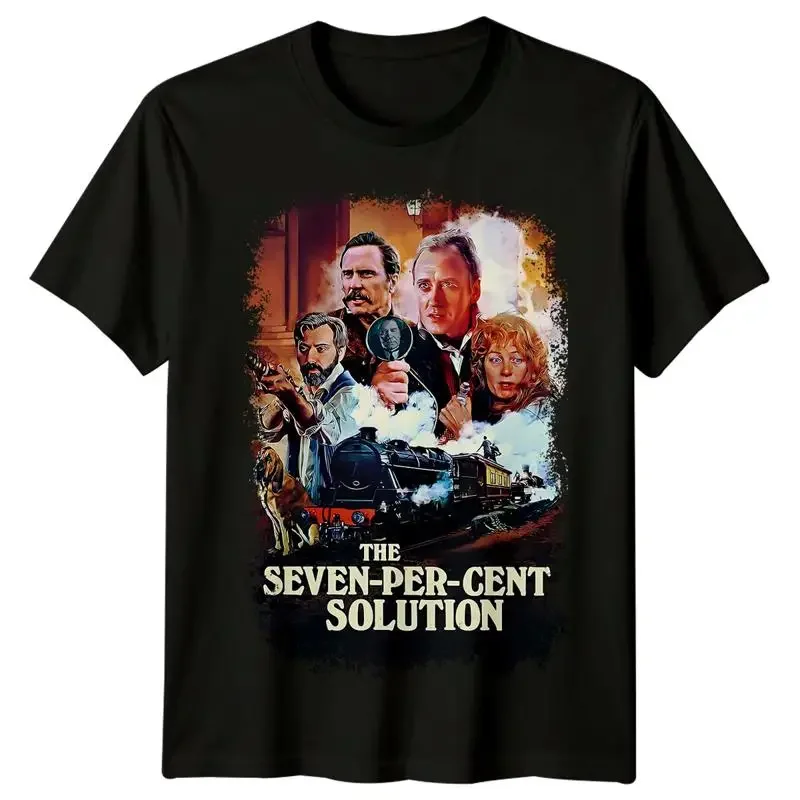 The Seven Per Cent Solution 1976 Movie Poster Inspired T shirt Retro 70s