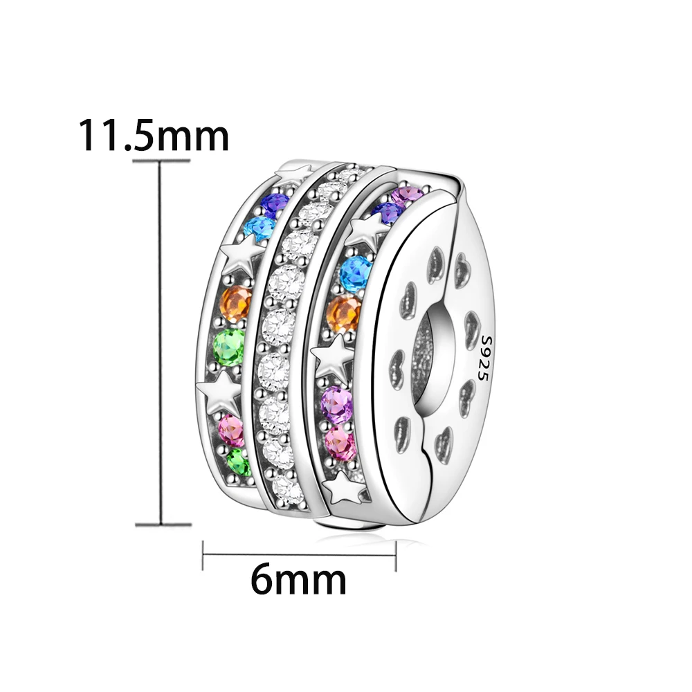 Pan Charms Original Multicolour Clip Charm Beads Bracelet Pendant Jewelry