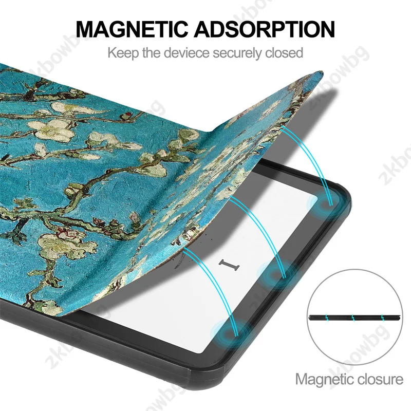 Etui z podstawką magnetyczną do Kindle Paperwhite 2024 12. generacji Colorsoft Signature Edition 7 cali SA569P SA58CB, osłona ochronna — zdjęcie produktu 3
