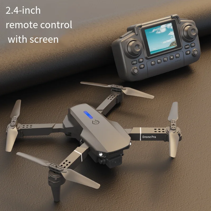 

E88 with screen control drone aerial photography dual camera aircraft optical flow positioning folding remote control aircraft