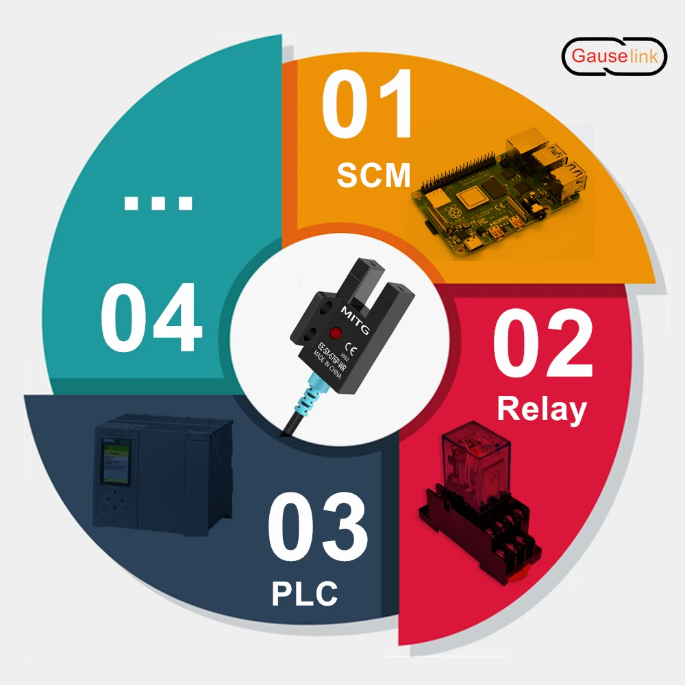 فتحة على شكل حرف U مفتاح كهروضوئي EE-SX67 سلسلة SX 670 671 672 673 674 675 676 677 مستشعر الحد التعريفي NPN PNP NO NC 5V-24V #6