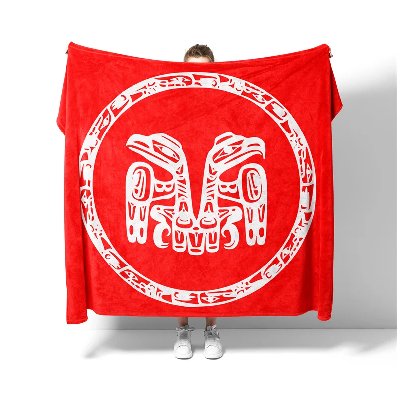 Aertemisi Haida Indigenous Peoples of Canada Pet Blanket for Small Medium Large Dog Cat Puppy Kitten Couch Sofa Bed Decor