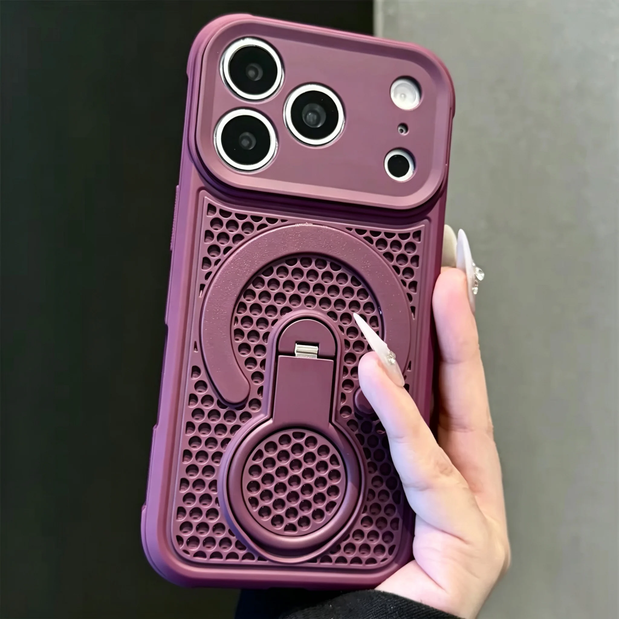 Heat Dissipation Case - Magnético 360 ° Soporte Giratorio con