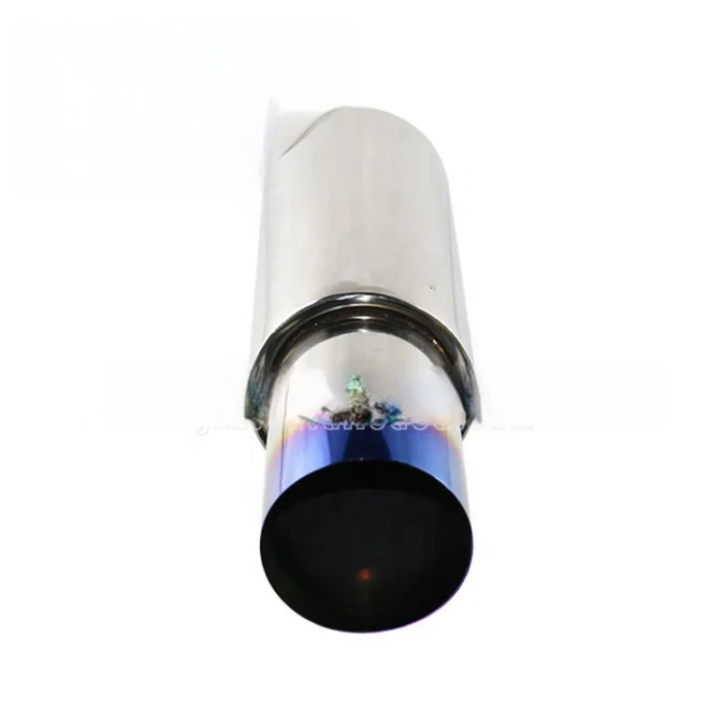 

High Quality High Performance 5 Inch Straight Round Stainless Steel Universal Exhaust Muffler 2.5 Inch