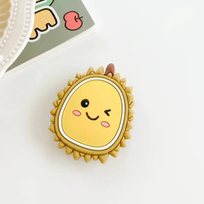 Supporto per telefono con motivo frutta fragola carino adatto per iPhone Supporto per impugnatura pieghevole Supporto per telefono con supporto per dito tascabile