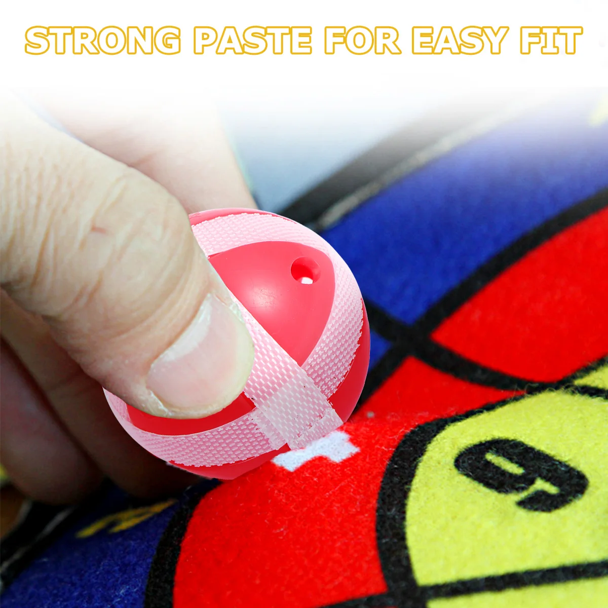 12pcs Plastic Dart Ball Sticky Paste Ball For Kids Adults Interactive Play Educational Game Lightweight Easy Carry Home Office