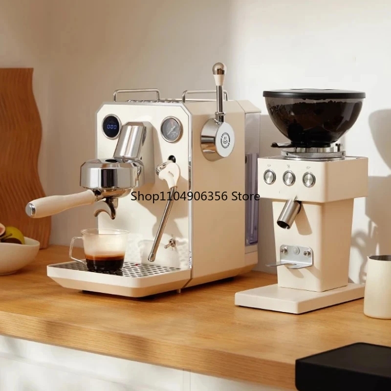 

for 20Bar Italian Espresso Coffee Maker Machine Coffee Grinder Cappuccino Milk Frother Semi-automatic Espresso Machine
