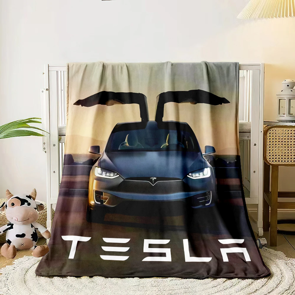 Popular Car Logo soft Blanket, Lightweight Flannel Throw for Sofa, Bed, Travel, Camping, Livingroom, Office, Couch,Chair,home