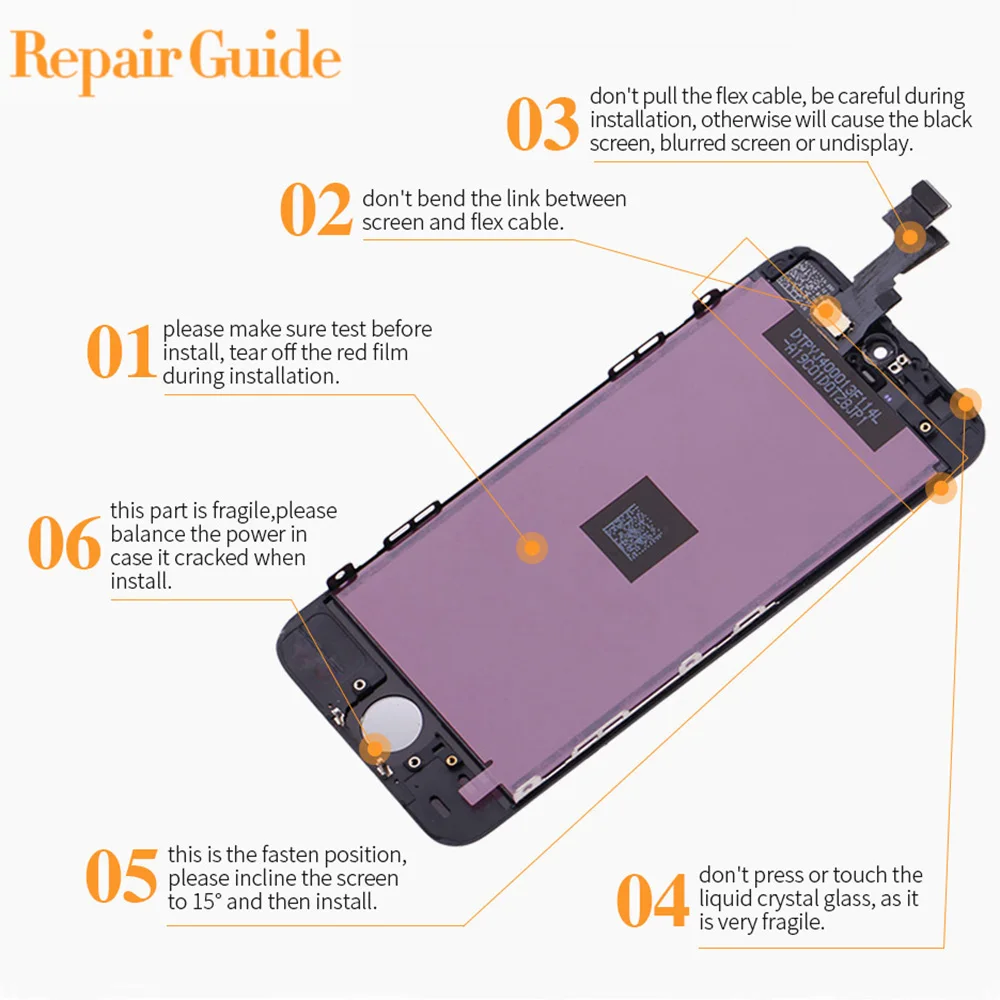 A+++ Quality Display For iPhone 6 LCD Display With 3D Touch Screen Digitizer For iPhone 6 LCD Replacement