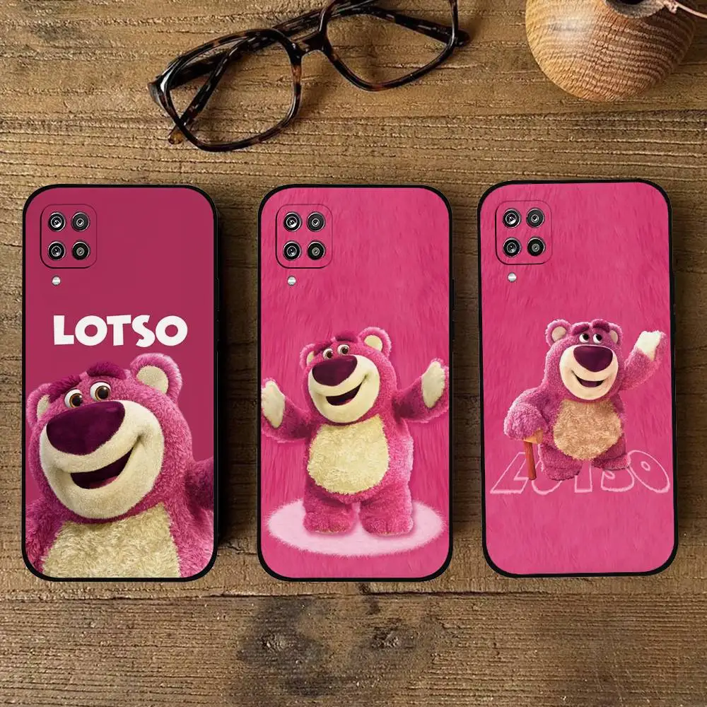L-Lotso Huggin'Bear Handyhülle für Samsung Galaxy S21 S22 S23 S24ULTRA S25ULTRA FE Ultra Plus5G A52S S26 Soft Cover