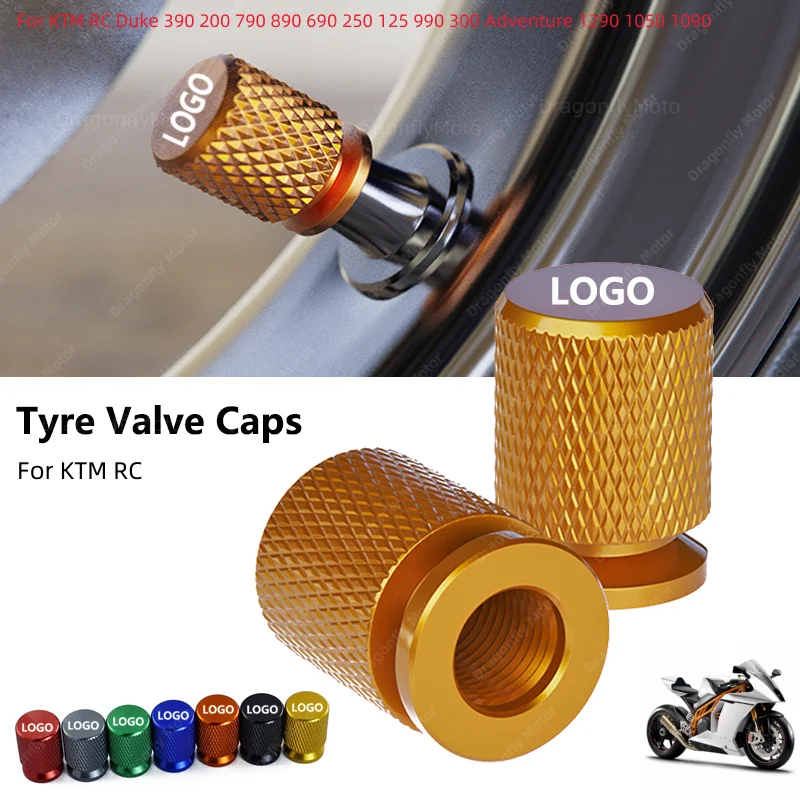 

Motorcycle Tire Valve Air Port Stem Cover Cap Plug CNC Accessories For KTM RC Duke 390 200 790 890 690 250 125 990 300 Adventrue