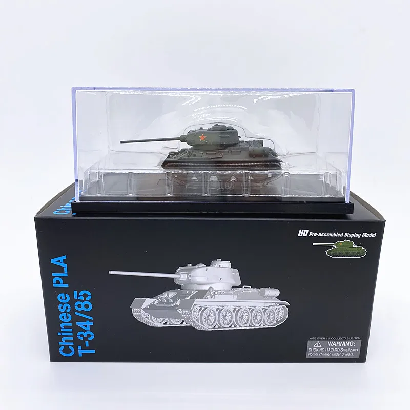 Dragon 1/72 Scale Chinese PLA T34/85 Parada Version Tank Model 63199 Military Soldier Collection Gifts