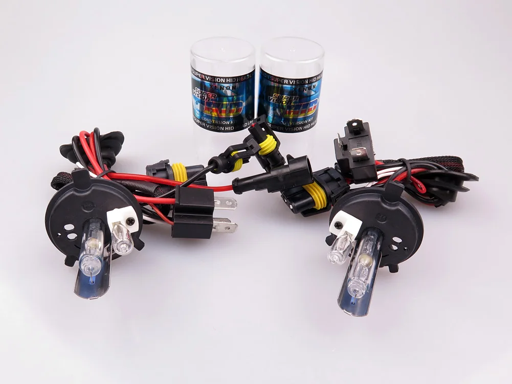 

2 шт., ксеноновые лампы высокой интенсивности, 12 В постоянного тока, 35 Вт, 6000K