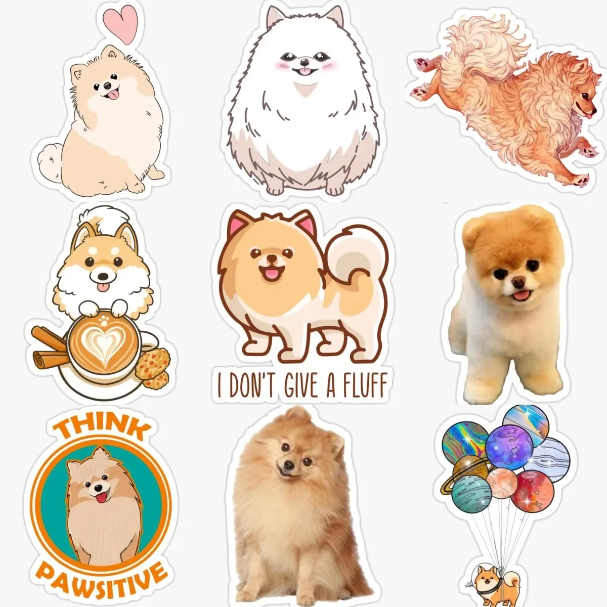 

Cute Catoon Bomei Dog Creative Sticker Journal Motorcycle Car Bumper Laptop Truck Window Bicycle Van Glass Decals