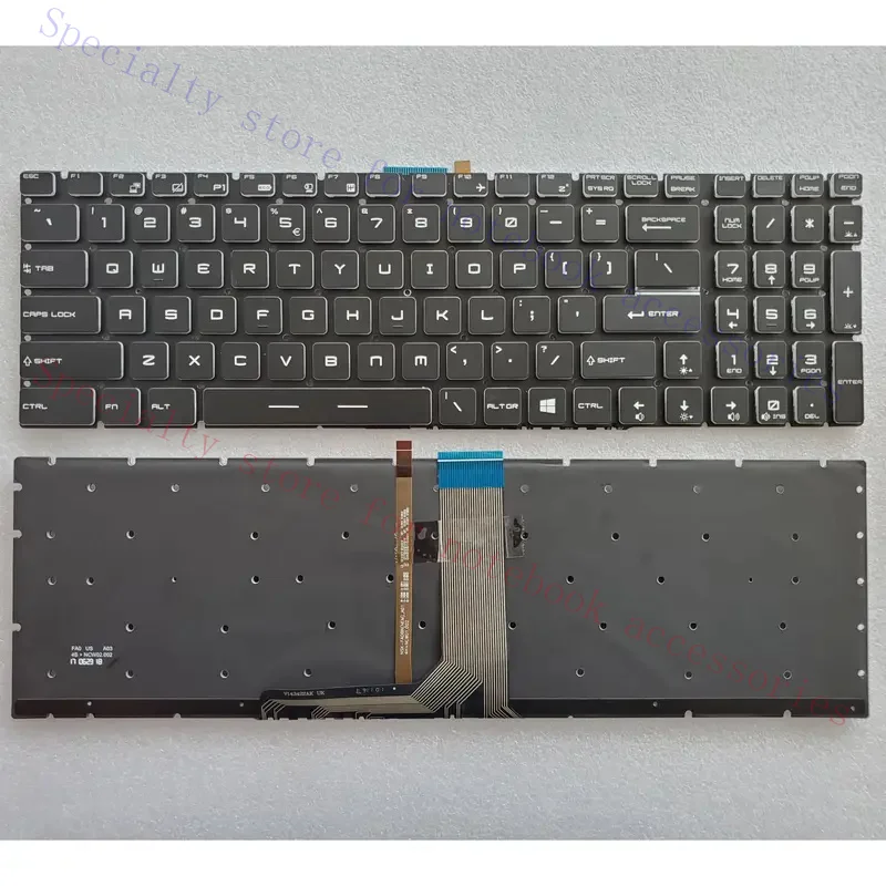 US RU  SP for MSI MS-16K2 16JB 16JF 16L2 16P MS-179B 1785 17FK Laptop Keyboard