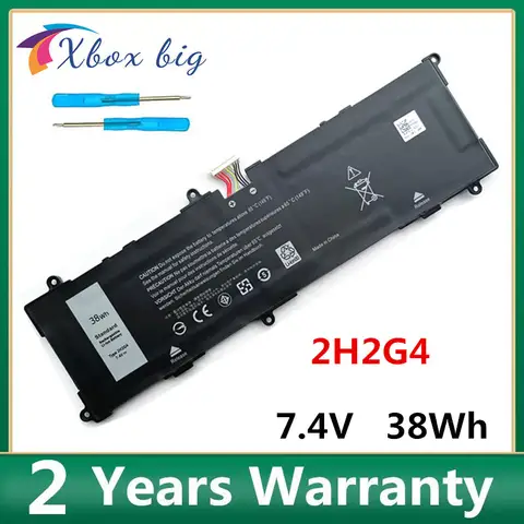 Nueva batería 2H2G4 para Dell Venue 11 Pro 7140 2217-2548 21CP5/63/105 7,4 V 38WH